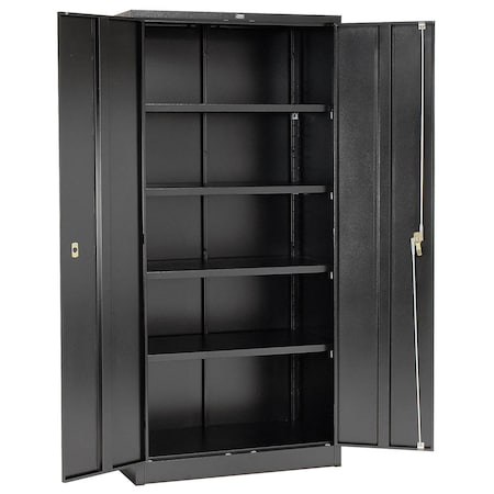Global Industrial Industrial Storage Cabinet, 78 in H, 36 in W, Black 603599BK